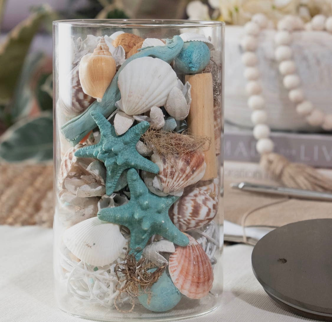 Ocean Plumes Potpourri Jar