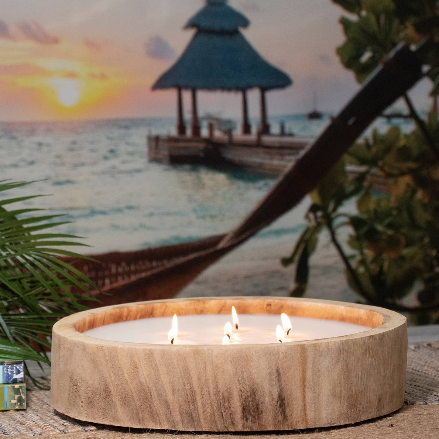 Pawleys Island Coffee Table Candle - Flat Sides