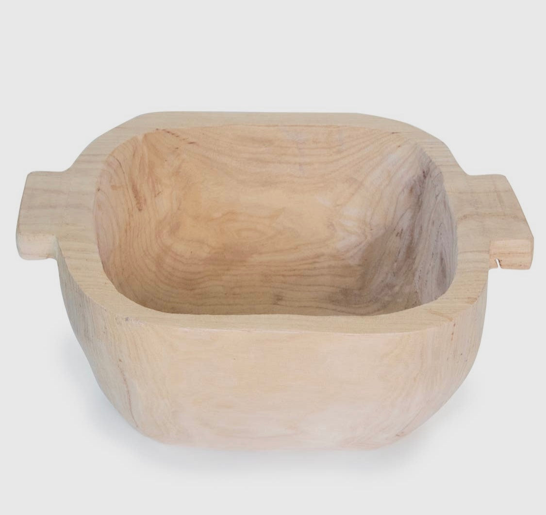 Paulownia Oval Handle Bowl