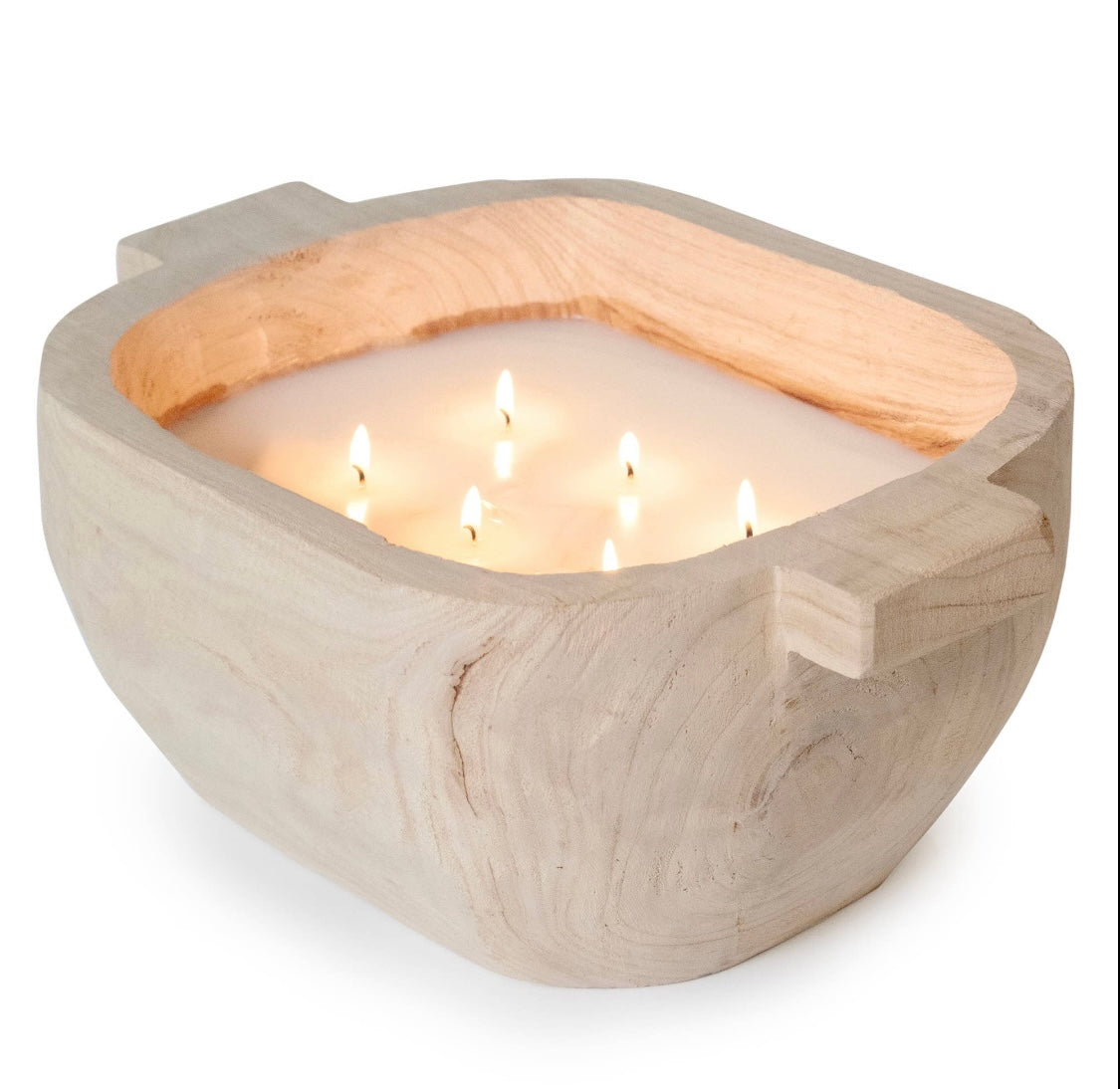 Pawleys Island Wood-Handled Candle Bowl