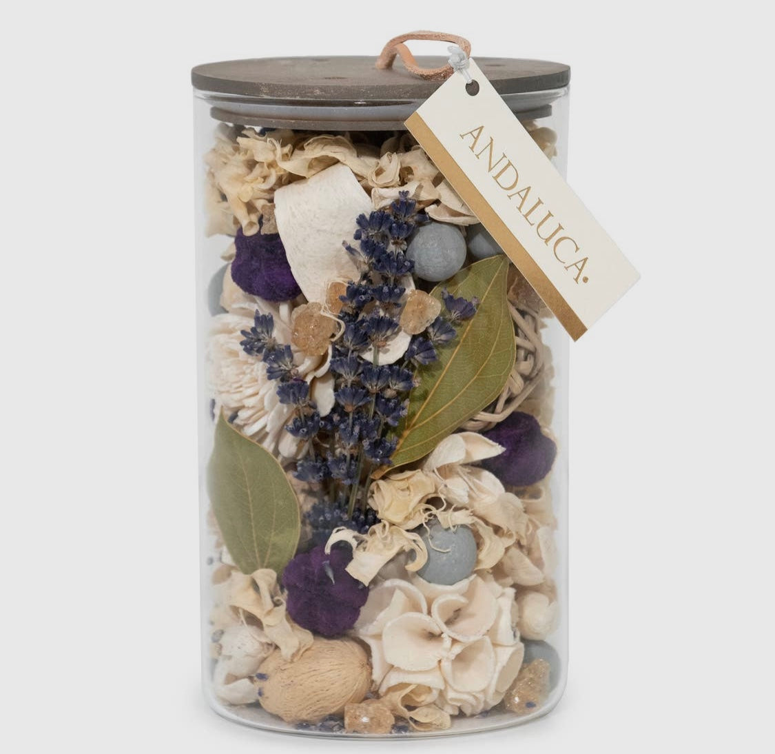 Amber Lavender Potpourri Jar