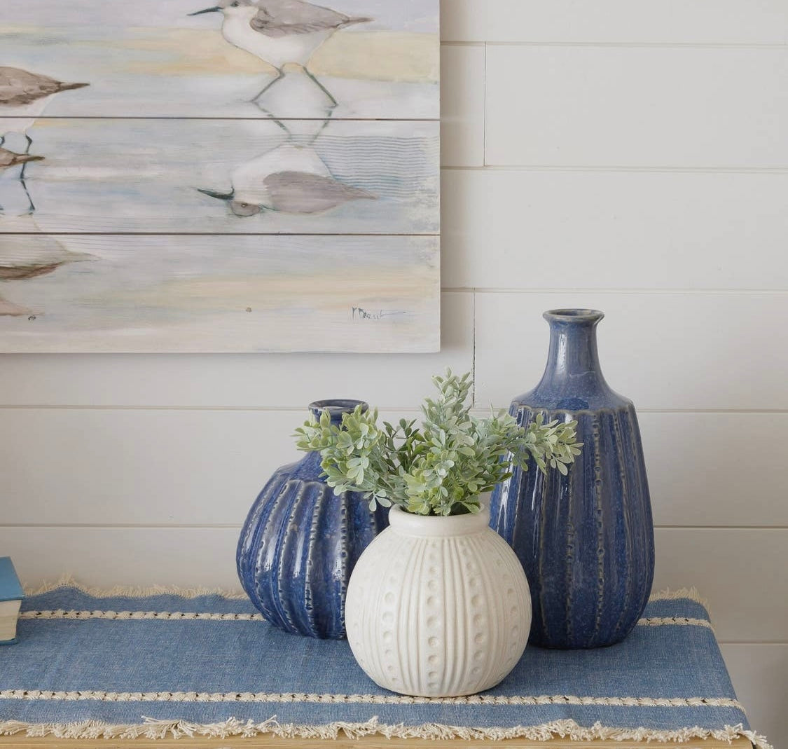 Trio of Nautical Vases