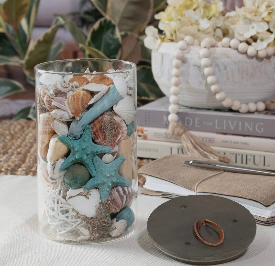 Ocean Plumes Potpourri Jar