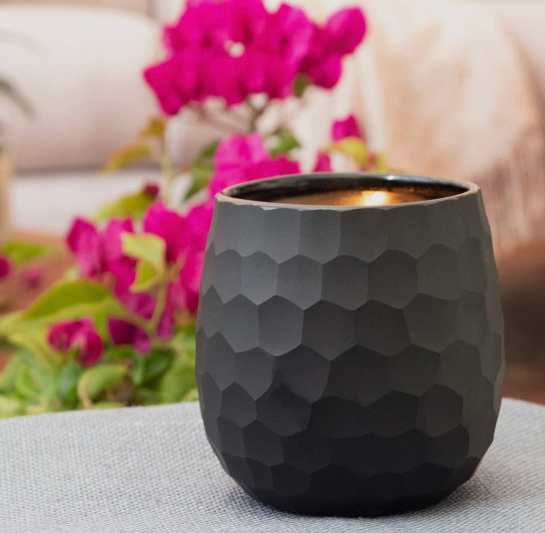 Botanique Luxe Black Glass Candle - Royal Eden Manor