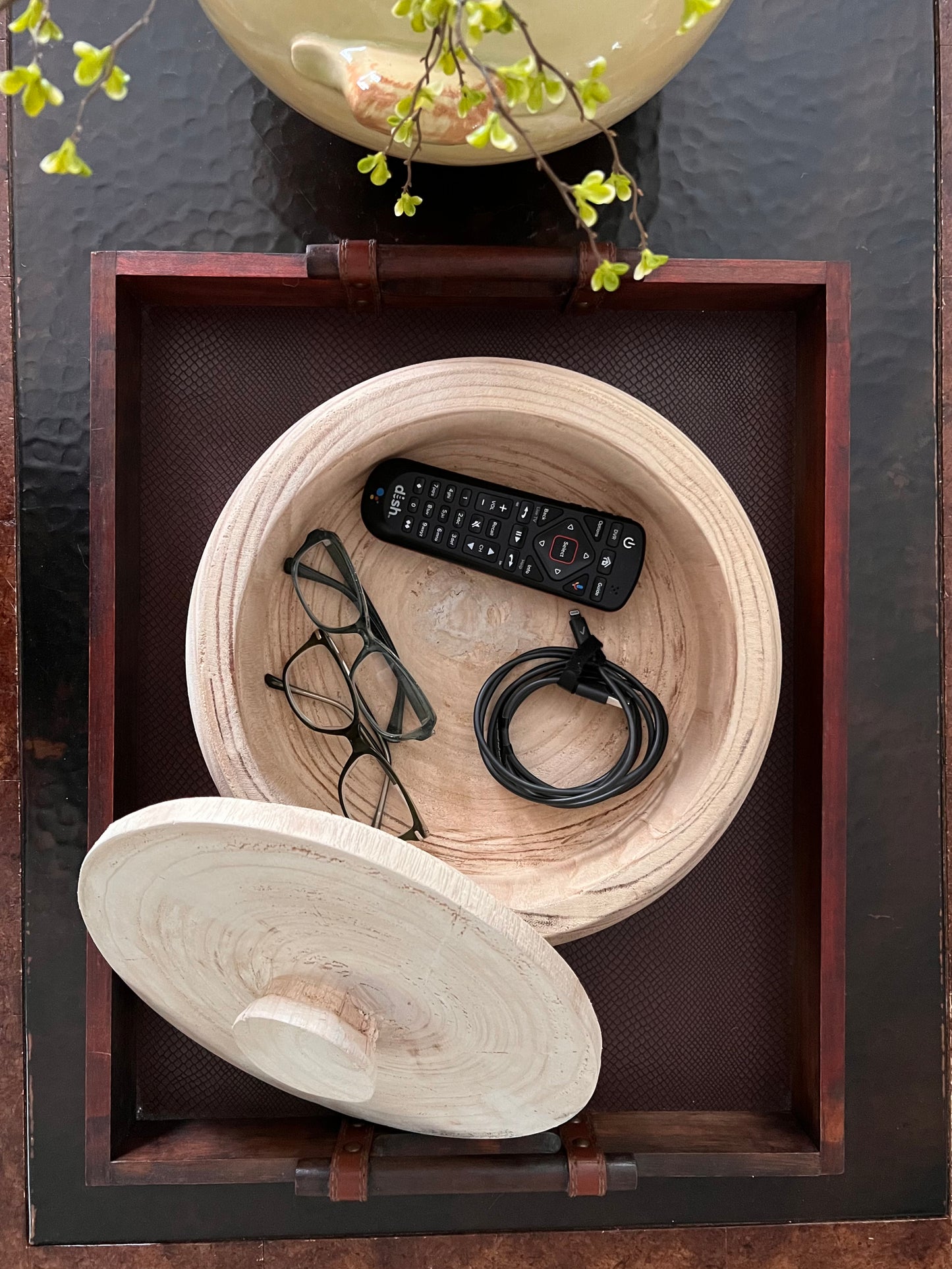 EVERYTHING Bowl - Paulownia Wood Bowl with Lid