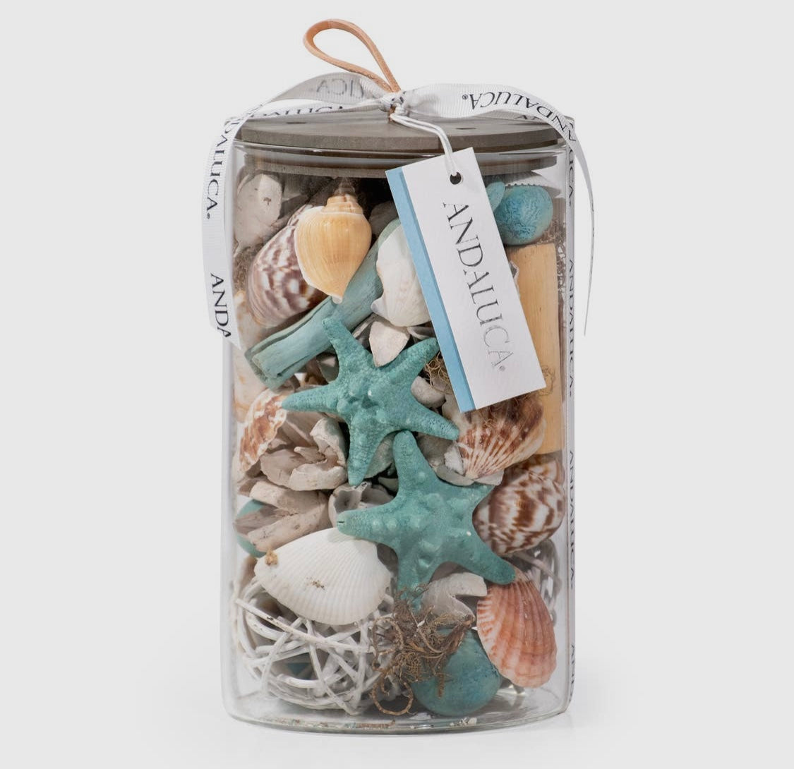 Ocean Plumes Potpourri Jar