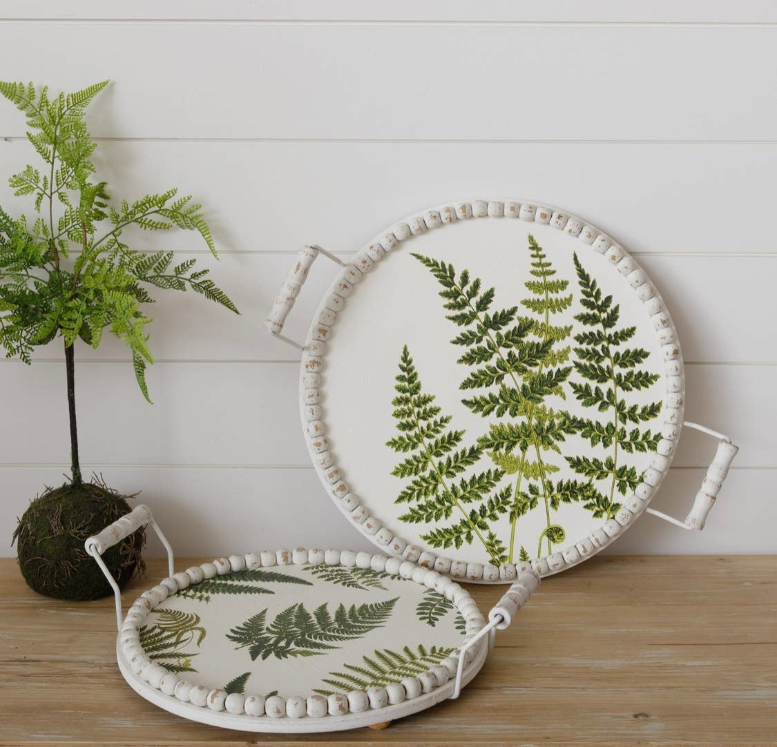 Lowcountry Beaded Fern Trays