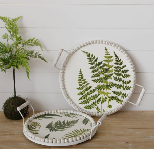 Lowcountry Beaded Fern Trays