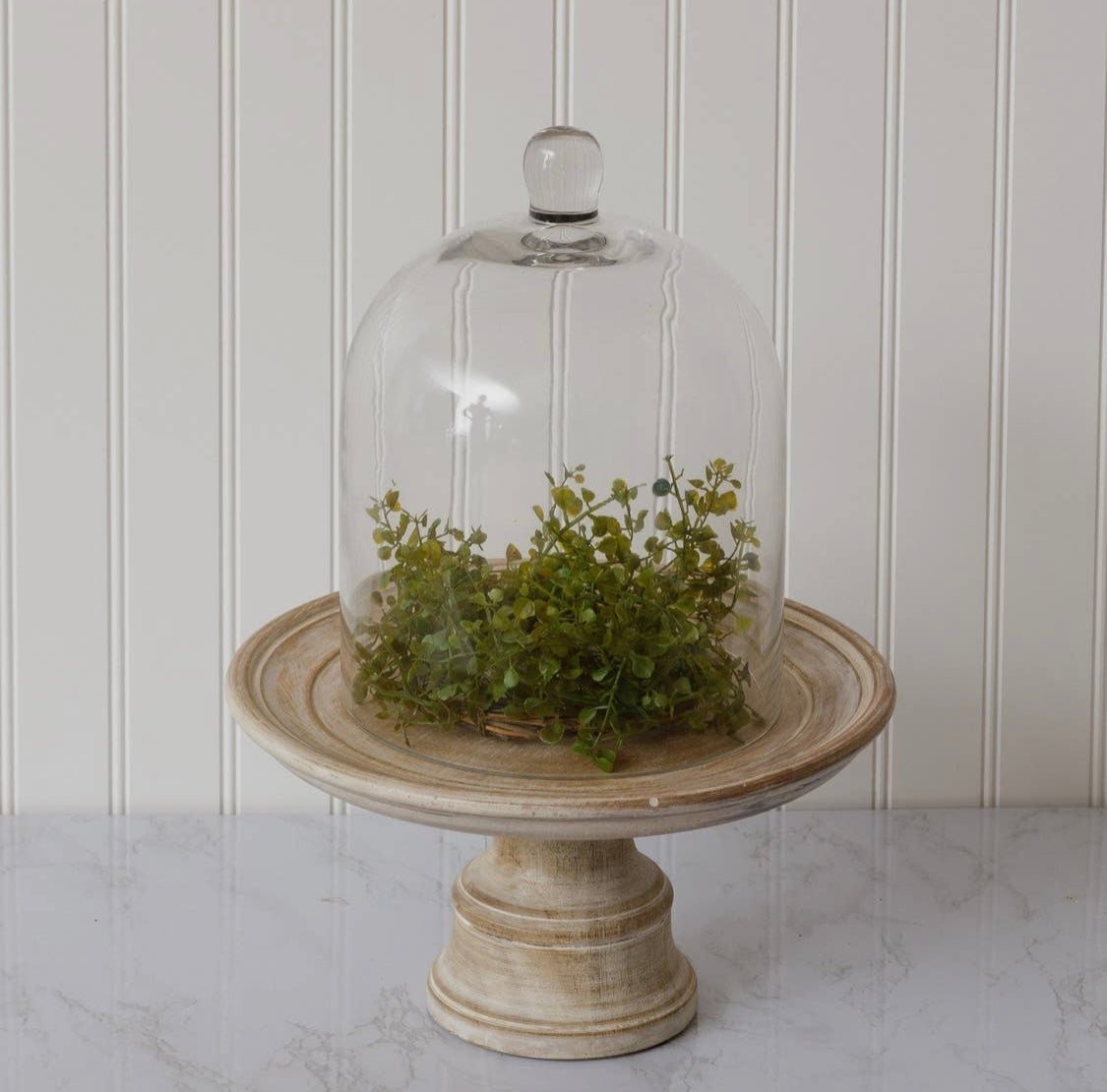 White Washed Cake Stand