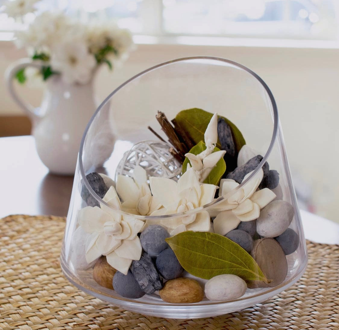 Cashmere Oak Potpourri Jar