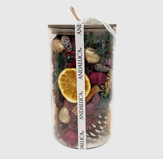 Holiday Spice Potpourri Jar