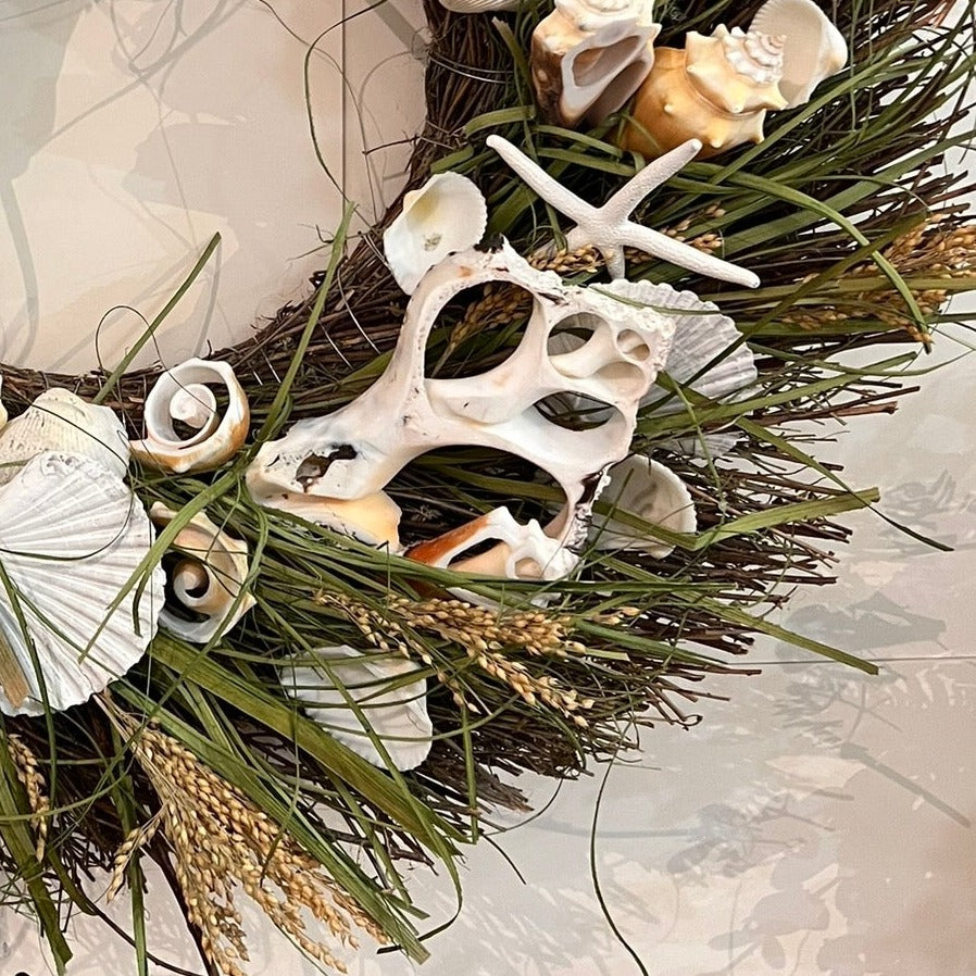 Kiawah Island Seashell Wreath