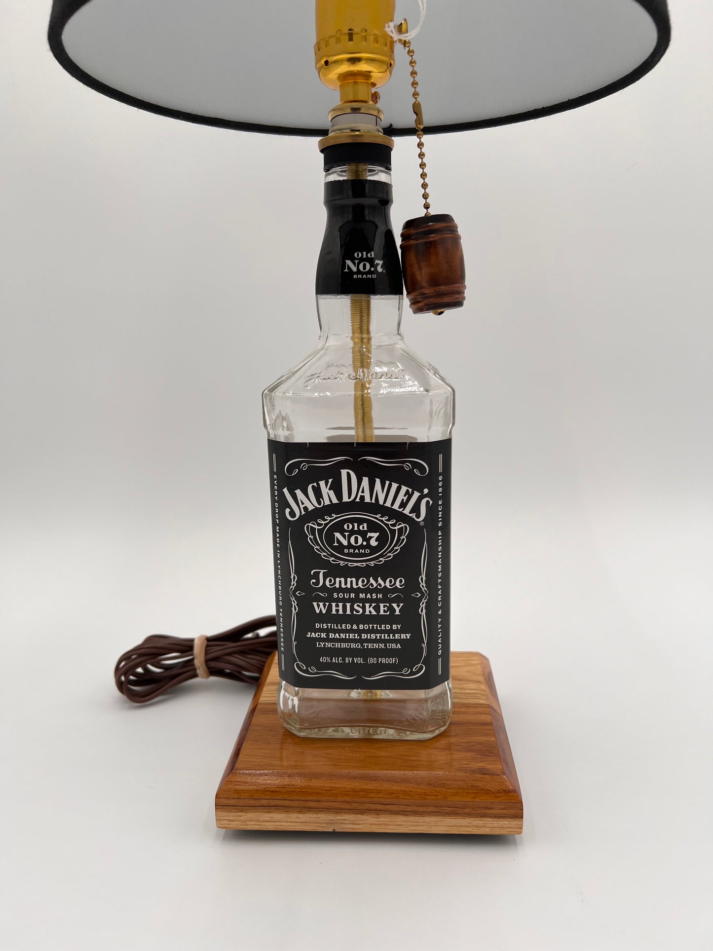 Jack Daniels Old No 7 Bourbon Bottle Lamp