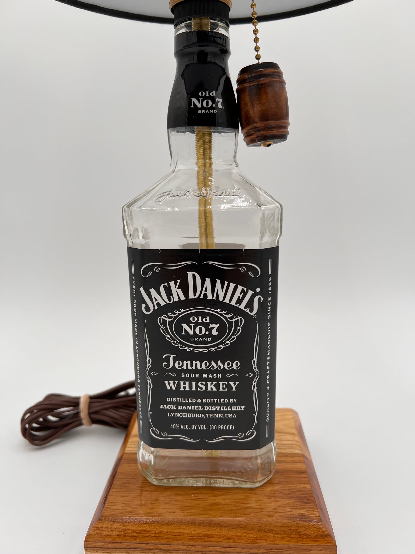 Jack Daniels Old No 7 Bourbon Bottle Lamp