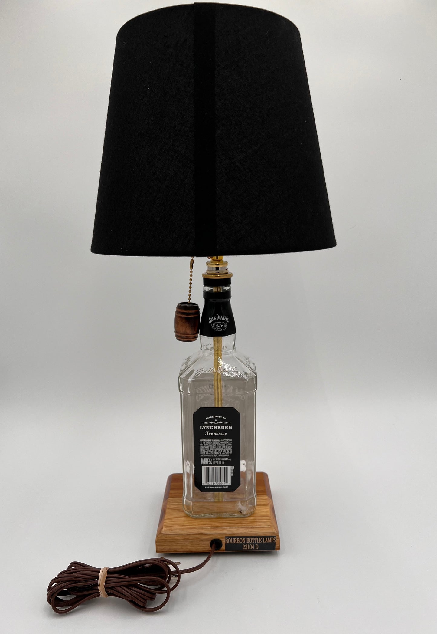 Jack Daniels Old No 7 Bourbon Bottle Lamp