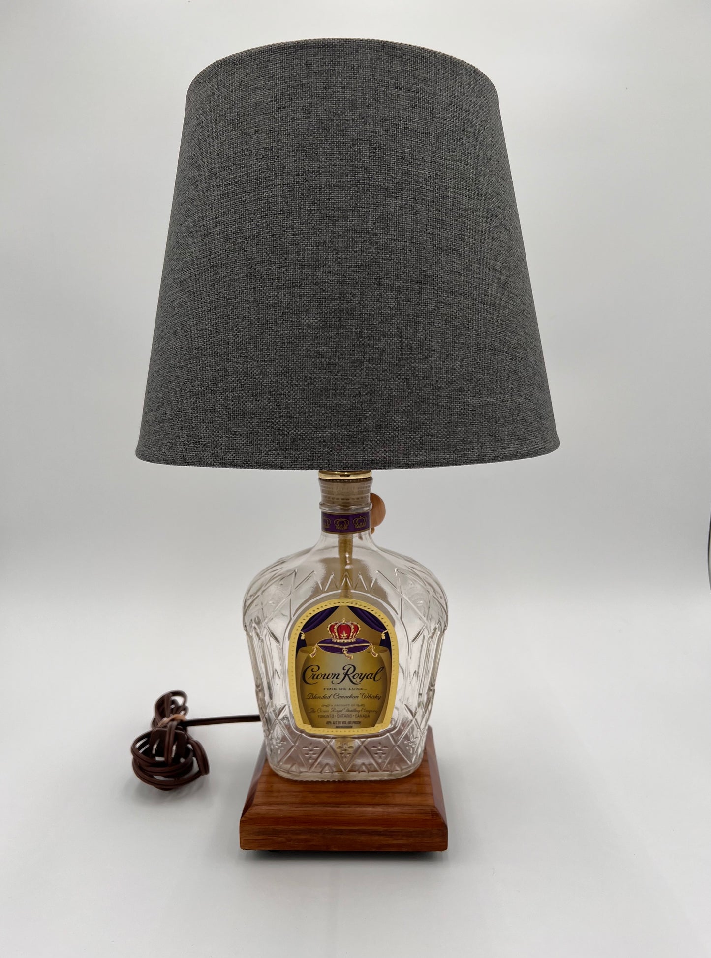 Crown Royal Bourbon Bottle Lamp