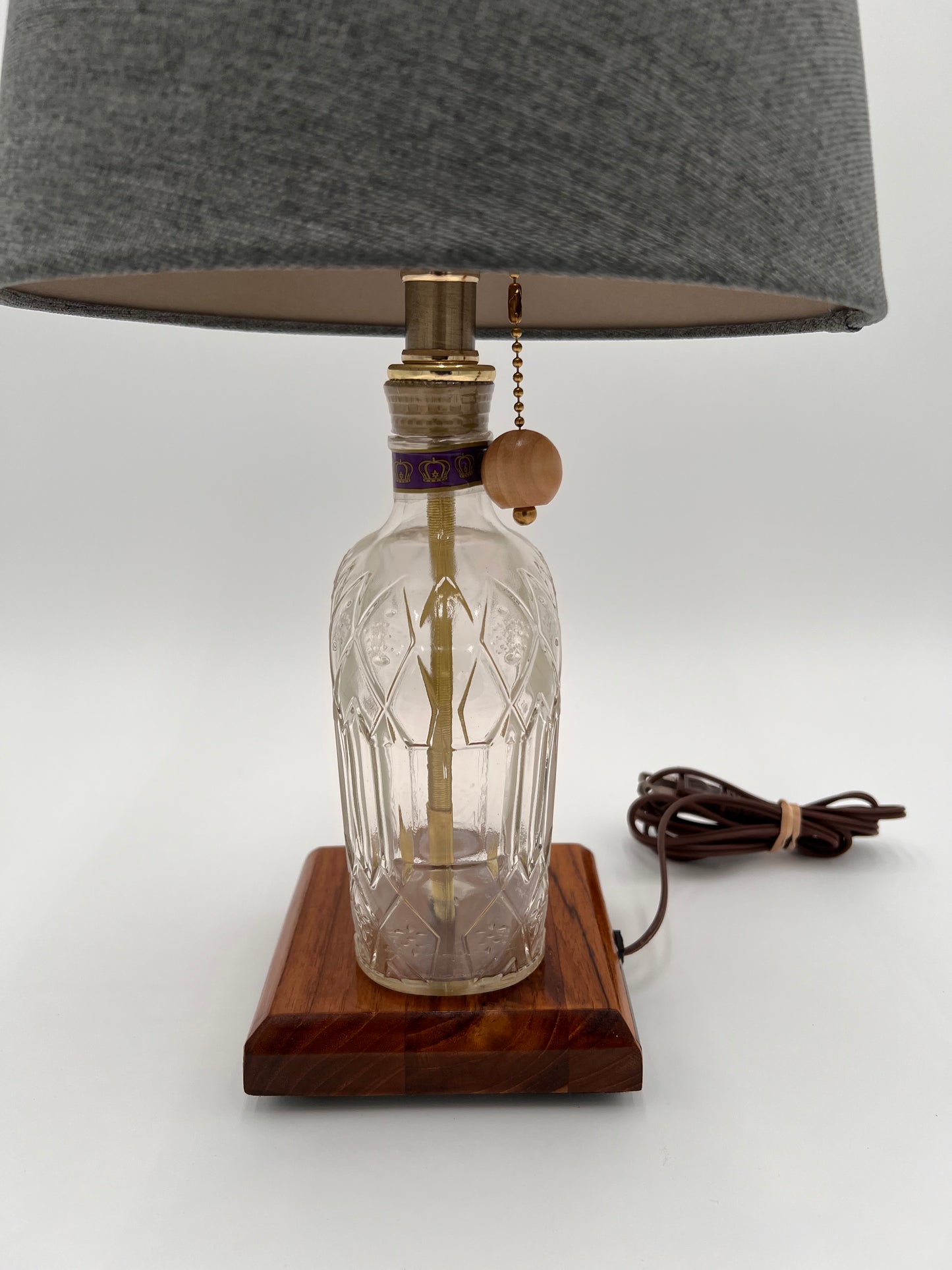 Crown Royal Bourbon Bottle Lamp