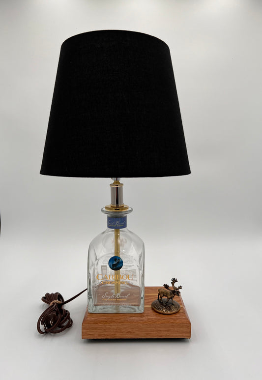 Caribou Crossing Bourbon Bottle Lamp