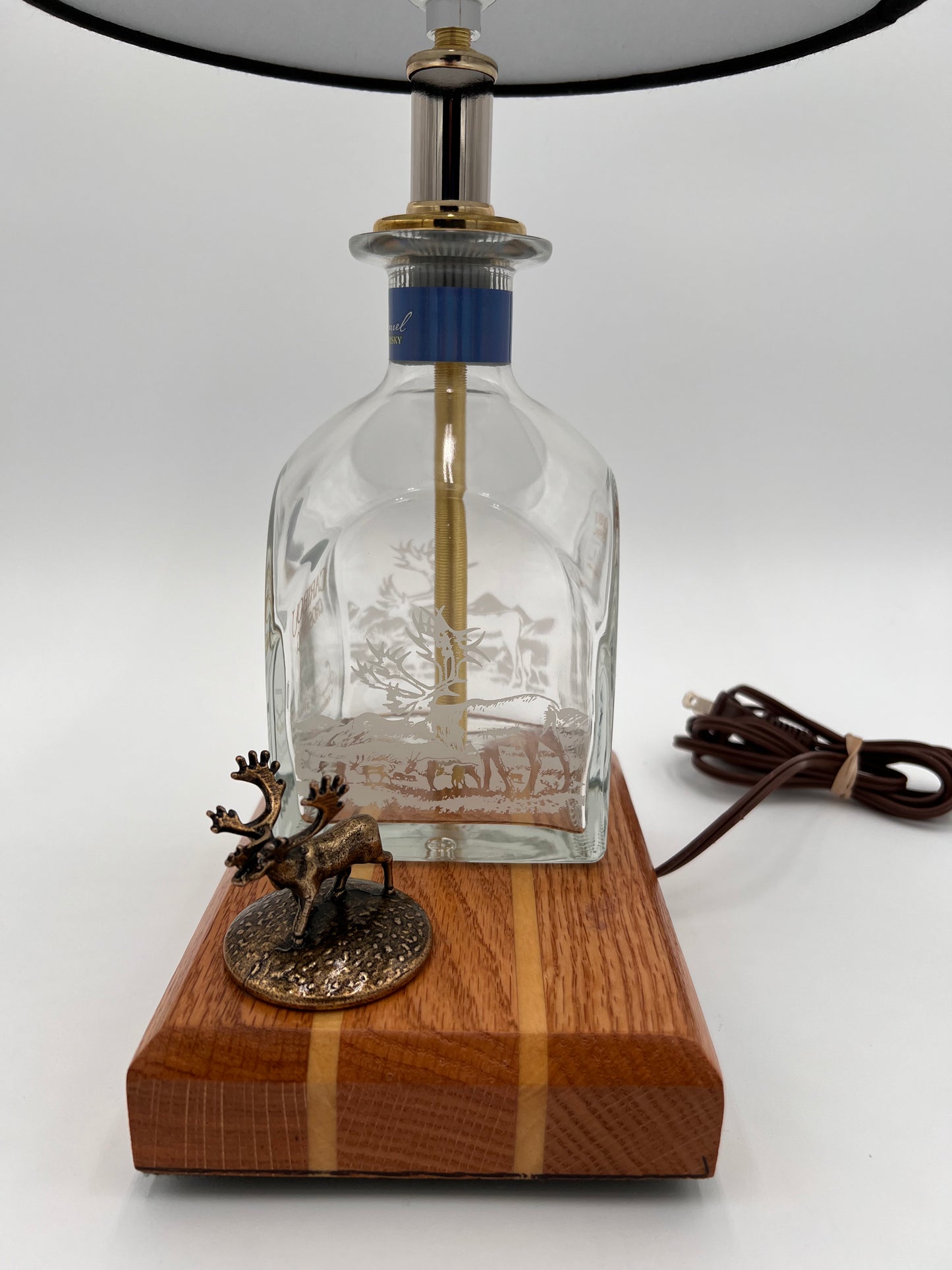 Caribou Crossing Bourbon Bottle Lamp