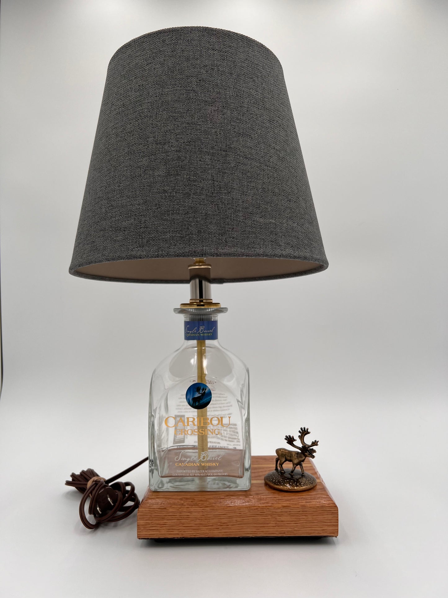 Caribou Crossing Bourbon Bottle Lamp