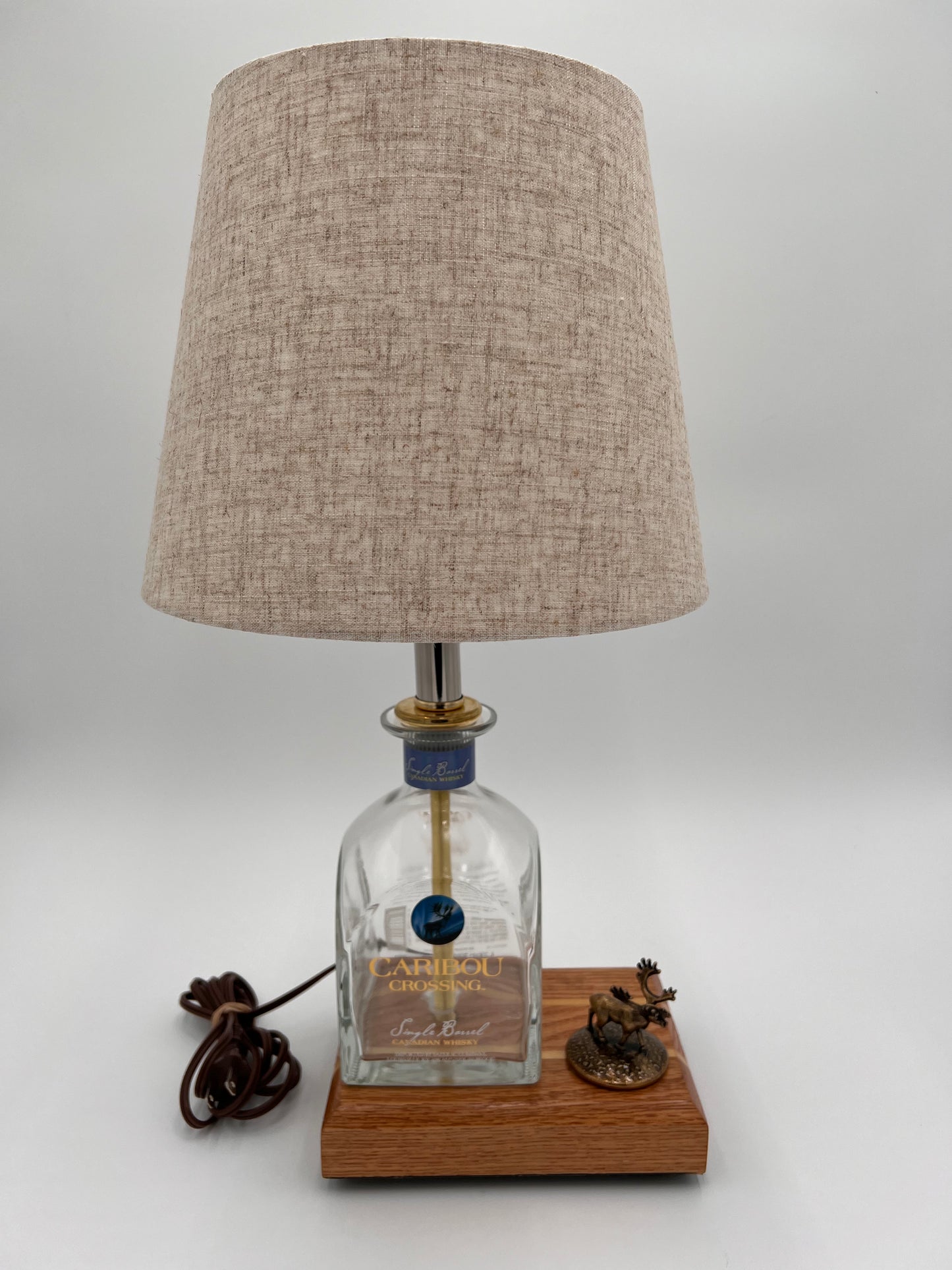 Caribou Crossing Bourbon Bottle Lamp