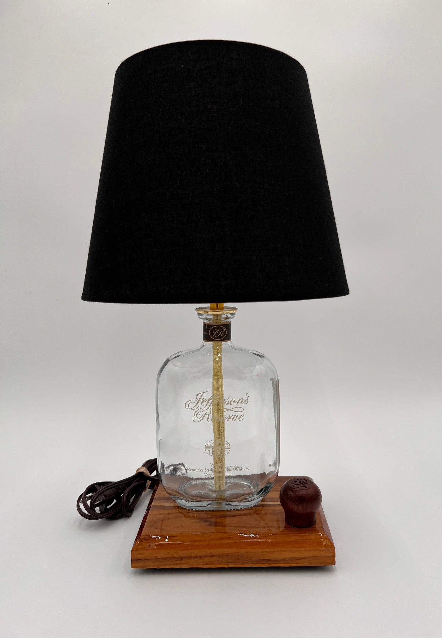 Jefferson Reserve Bourbon Bottle Lamp