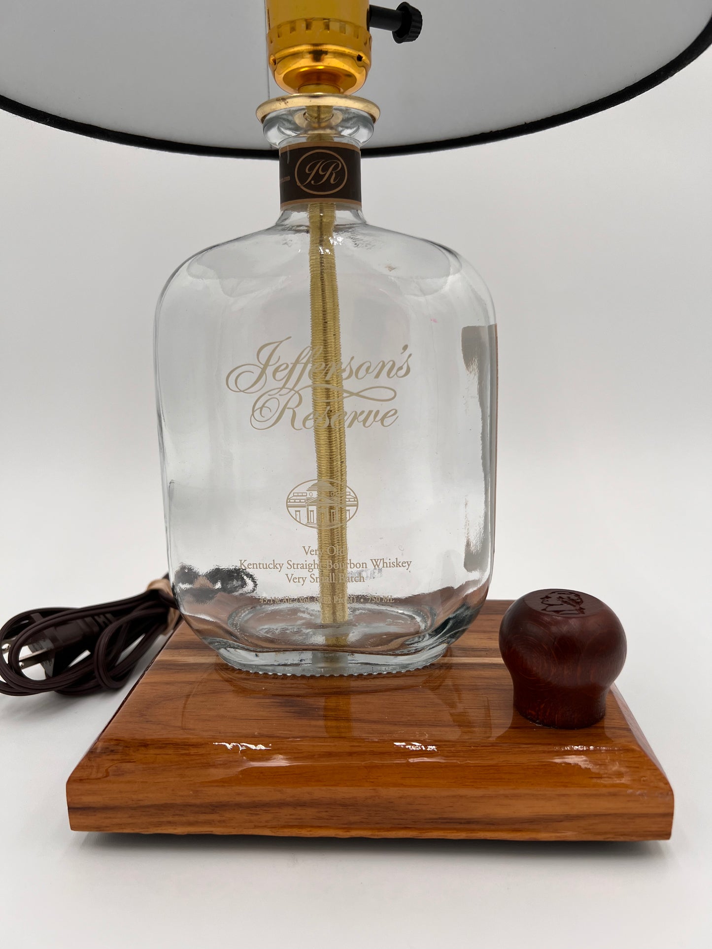 Jefferson Reserve Bourbon Bottle Lamp