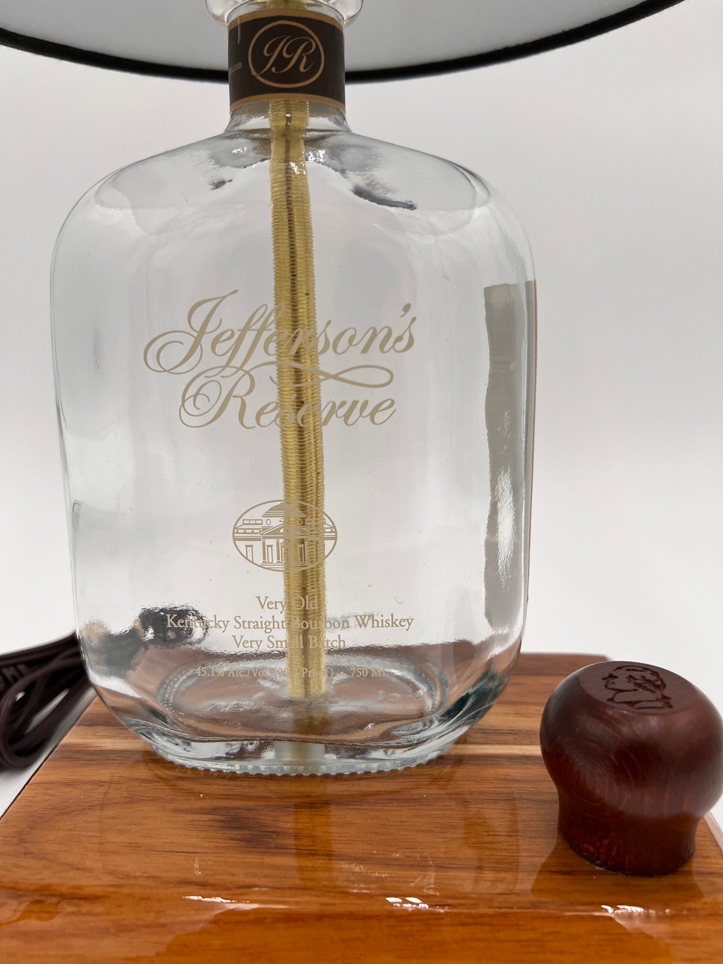 Jefferson Reserve Bourbon Bottle Lamp