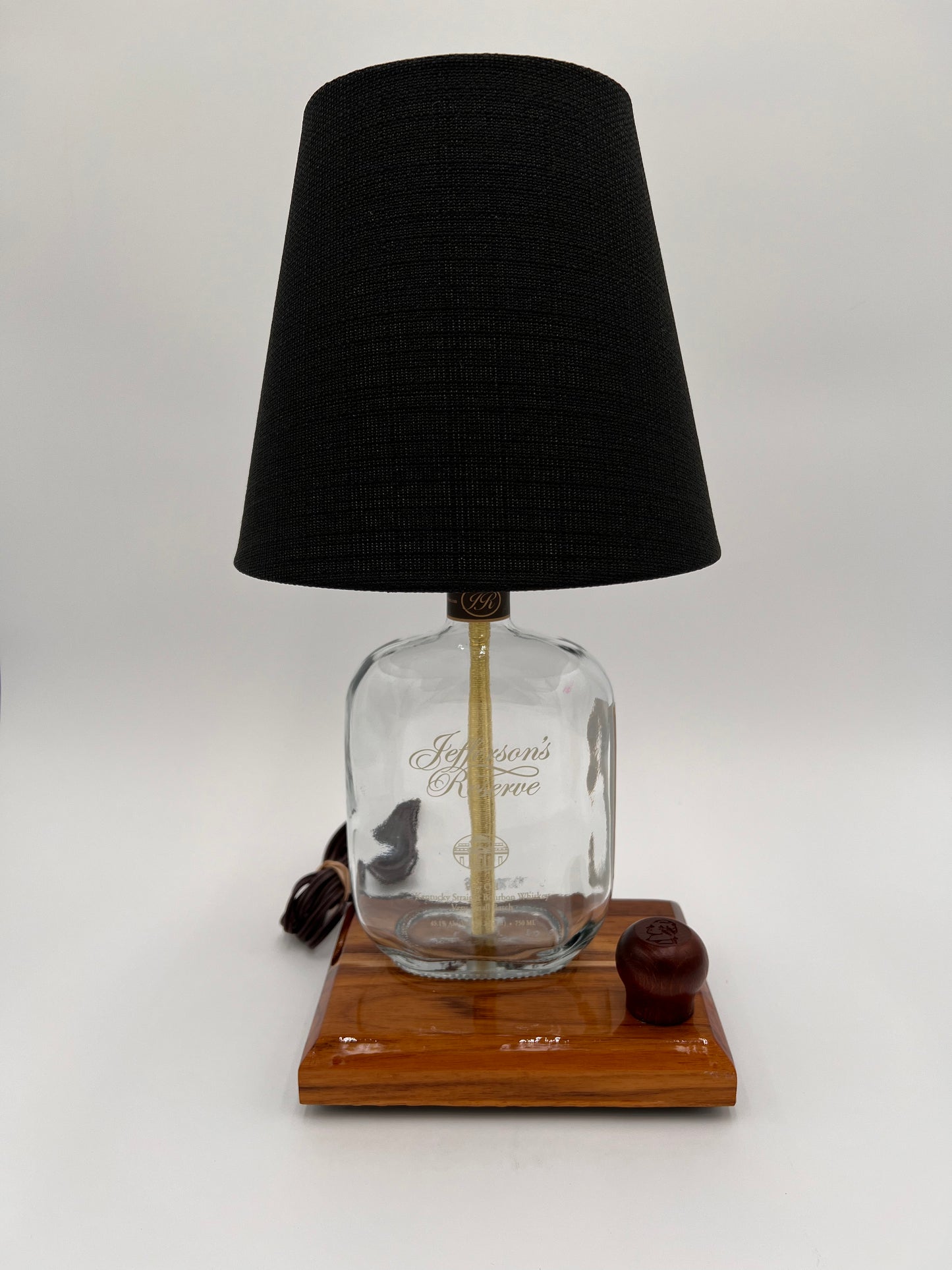 Jefferson Reserve Bourbon Bottle Lamp