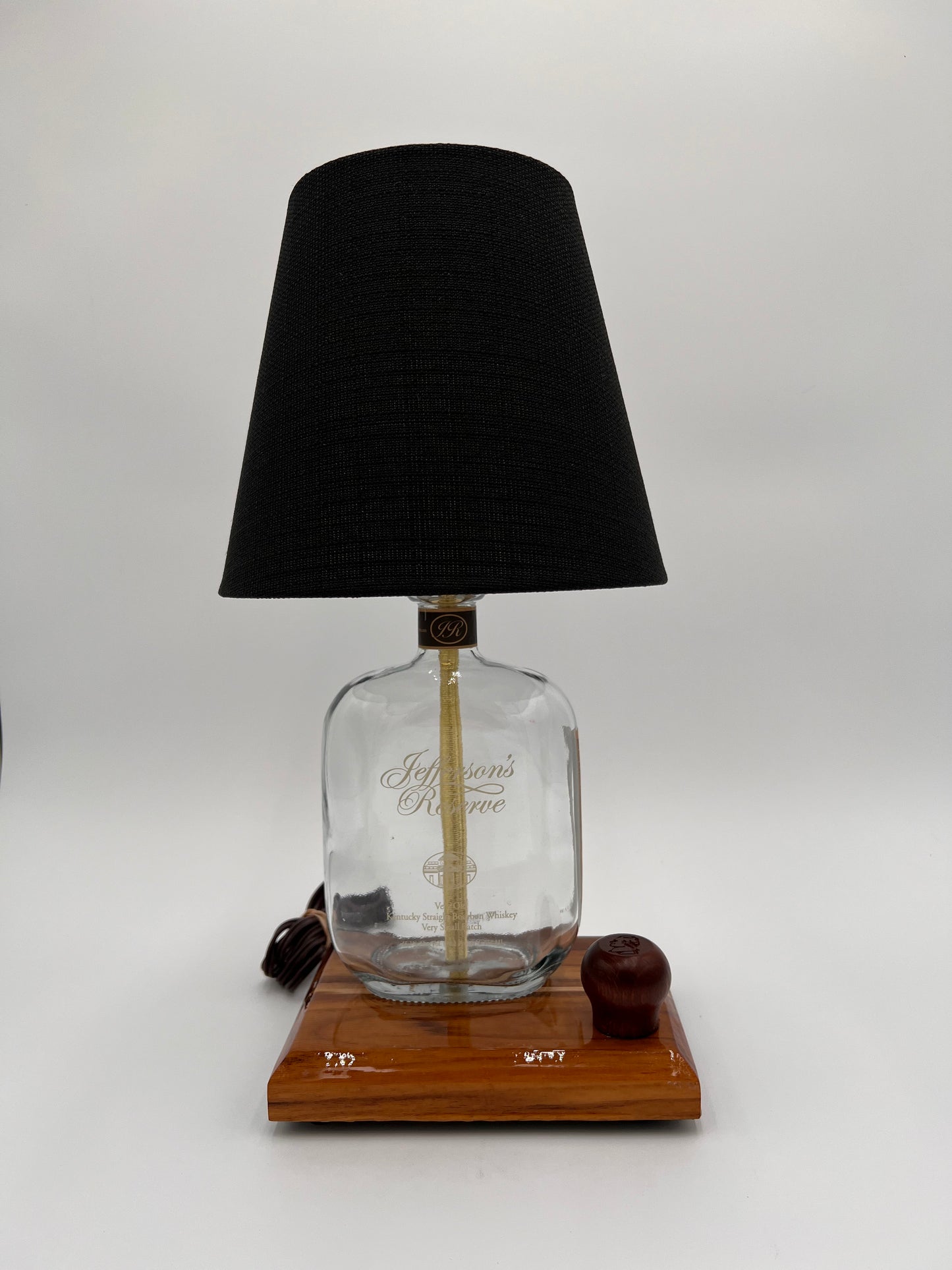 Jefferson Reserve Bourbon Bottle Lamp