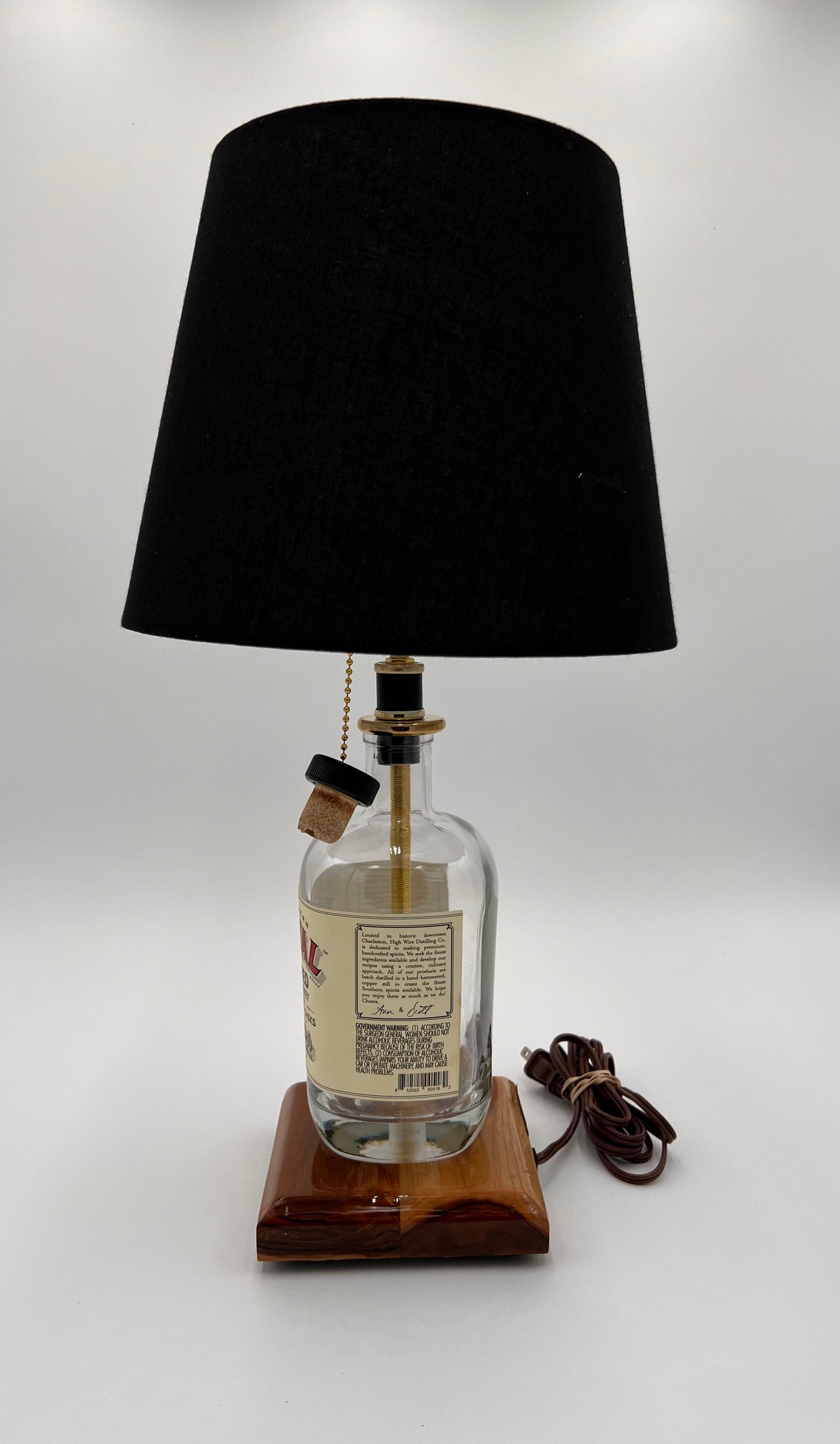 Revival Bourbon Bottle Lamp