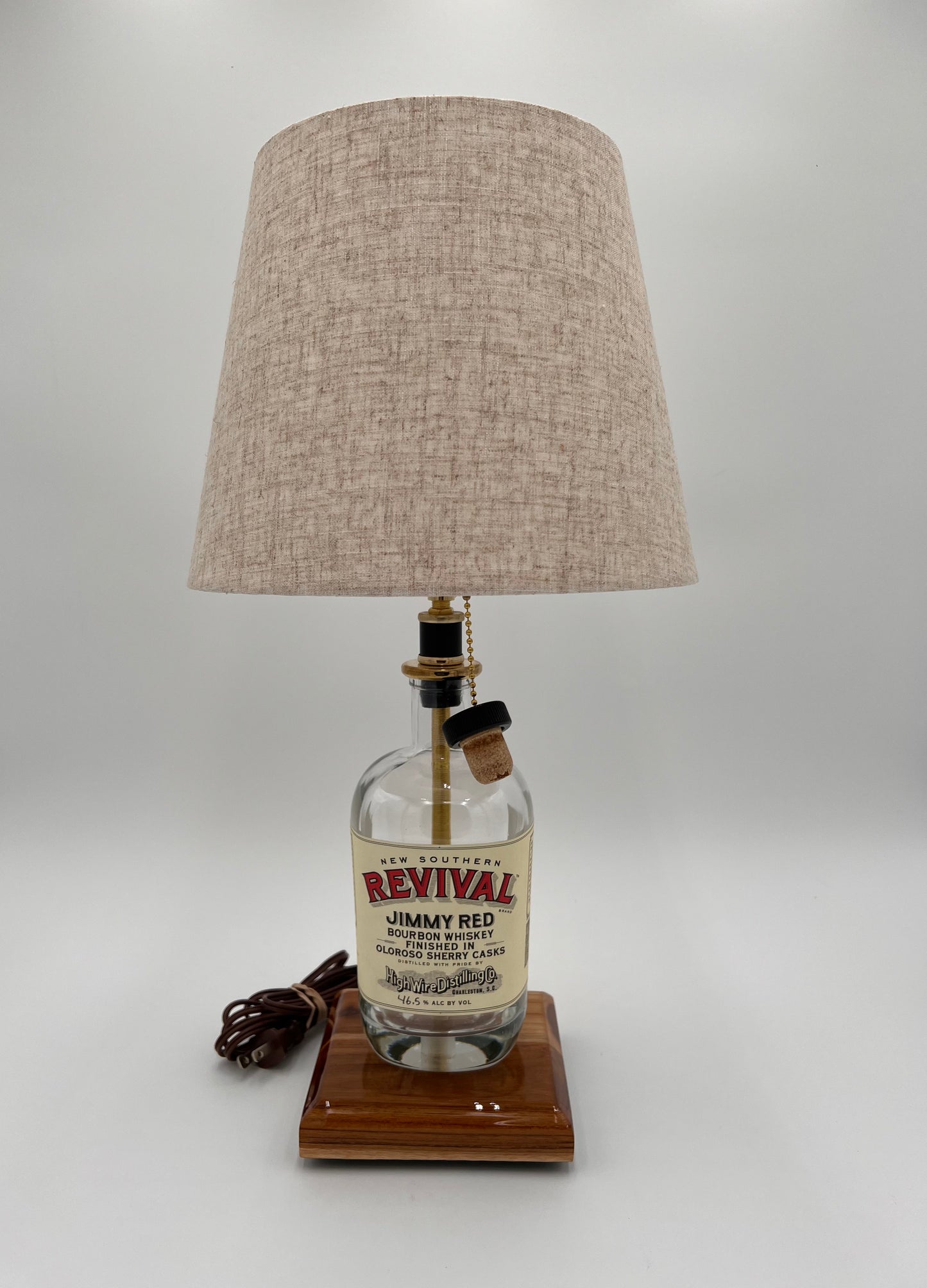 Revival Bourbon Bottle Lamp