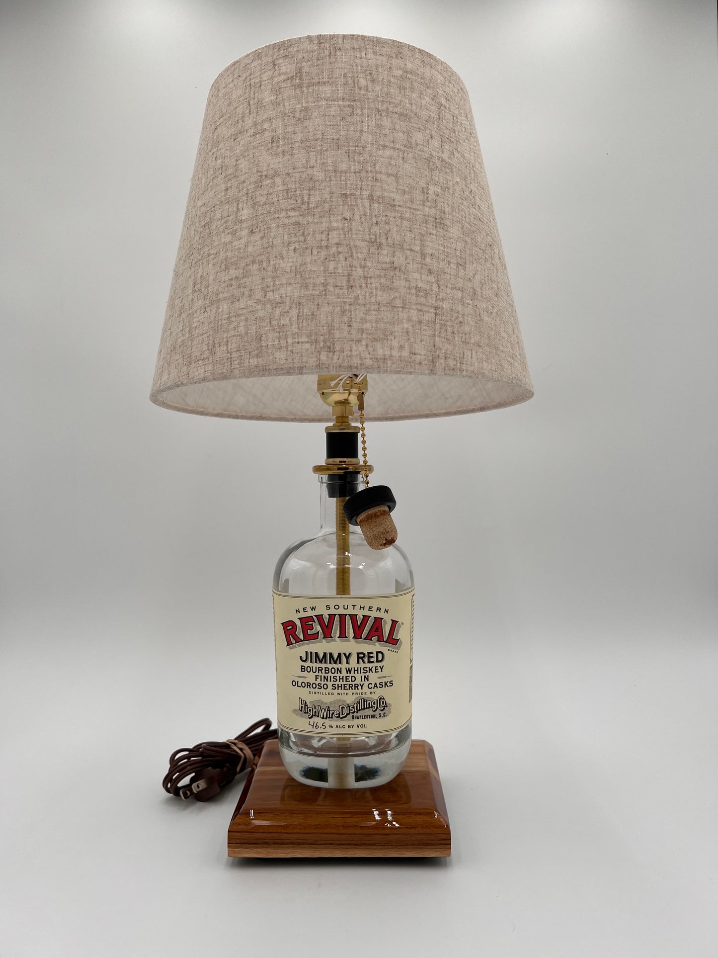 Revival Bourbon Bottle Lamp