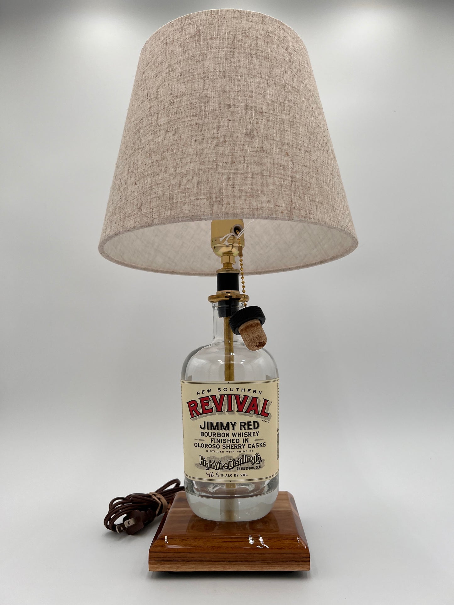 Revival Bourbon Bottle Lamp