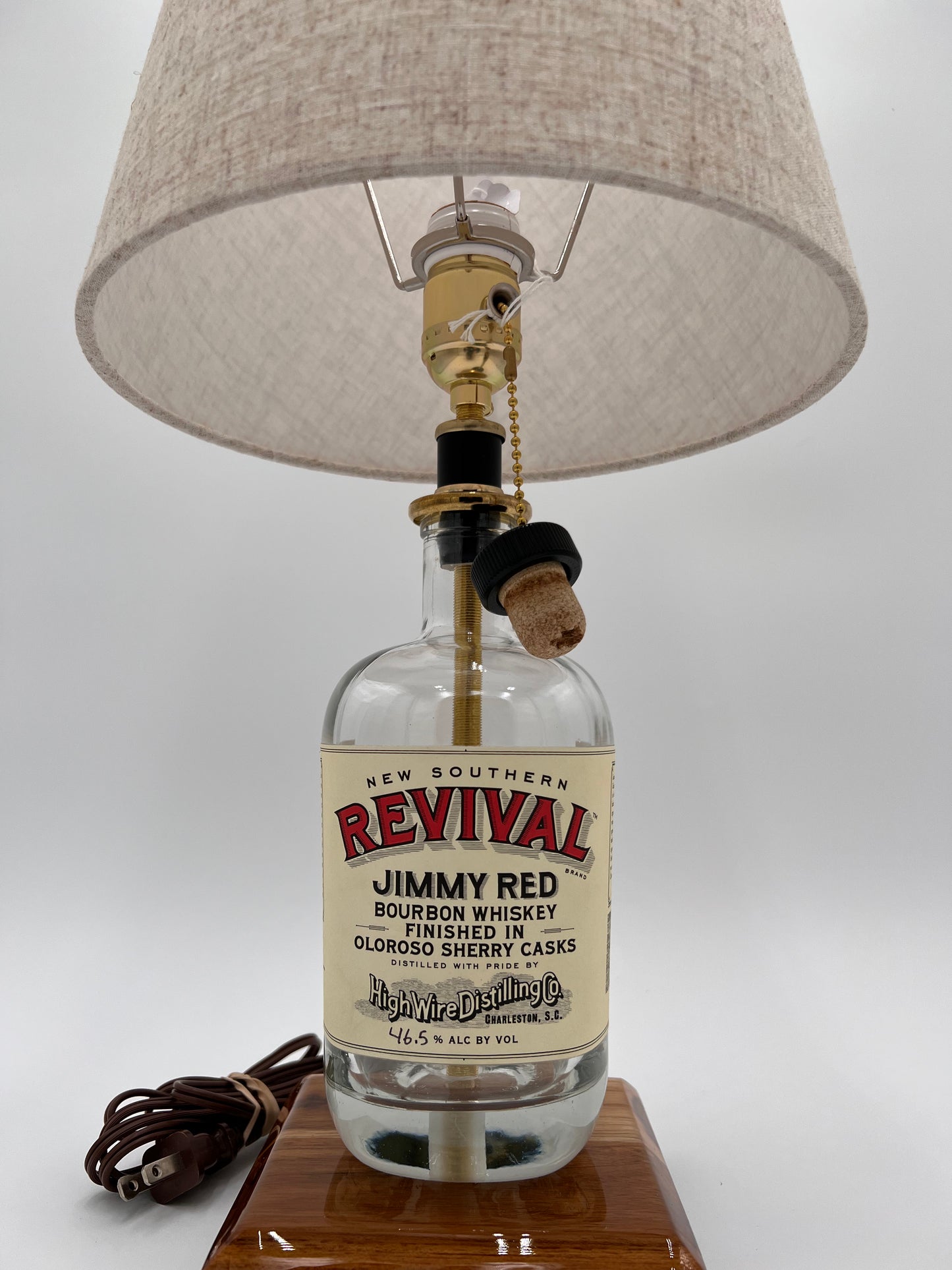 Revival Bourbon Bottle Lamp