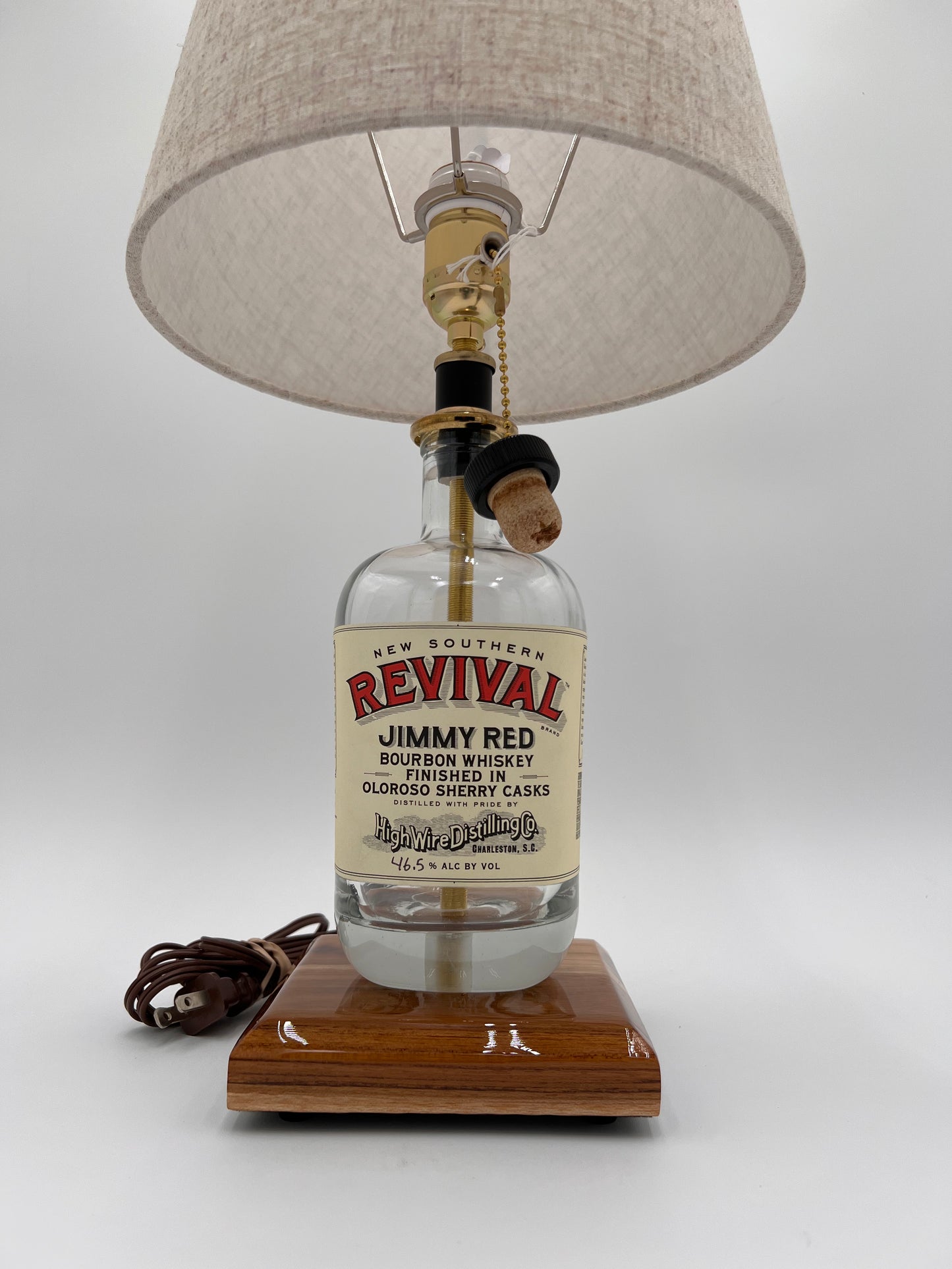 Revival Bourbon Bottle Lamp