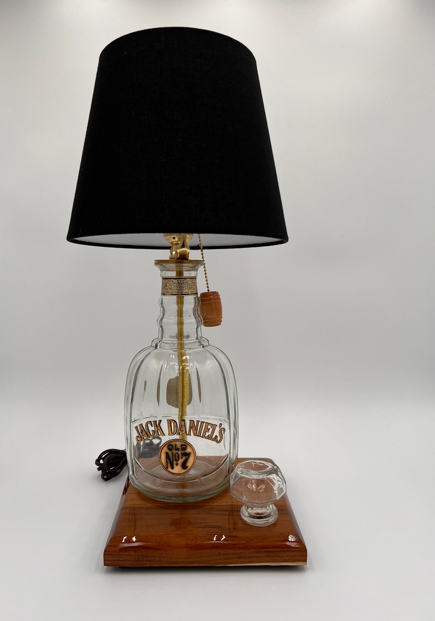 Jack Daniels Bourbon Bottle Lamp