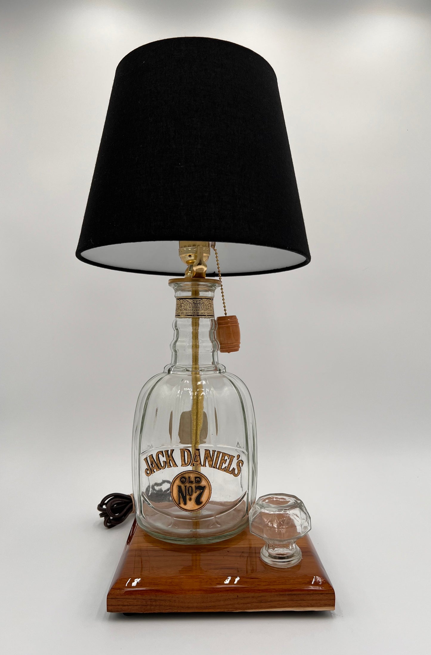 Jack Daniels Bourbon Bottle Lamp