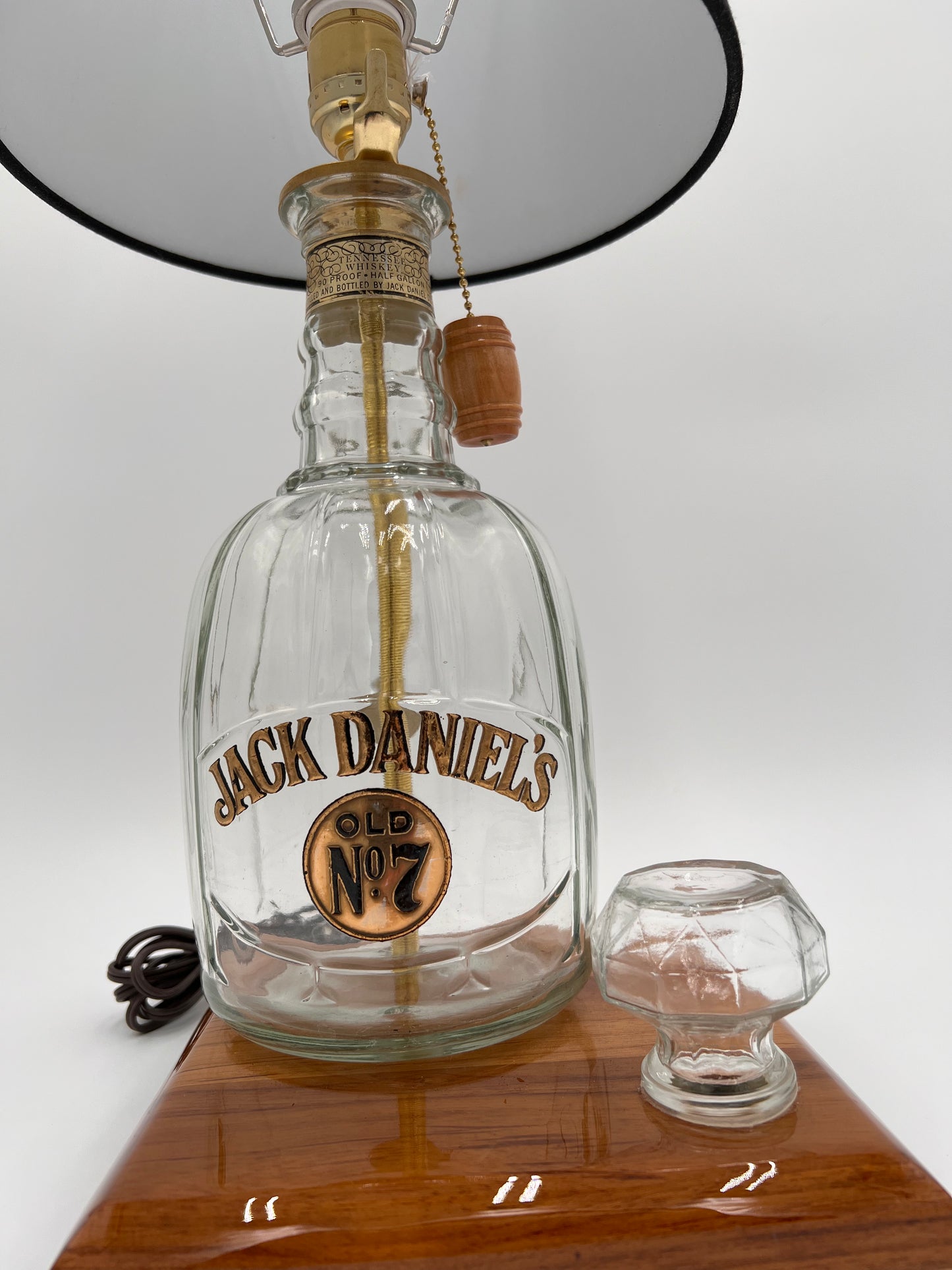 Jack Daniels Bourbon Bottle Lamp