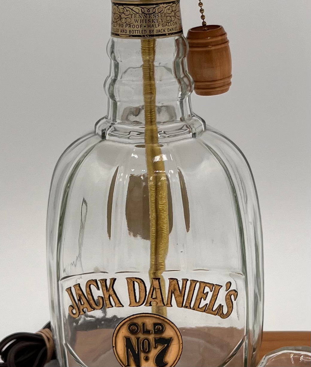 Jack Daniels Bourbon Bottle Lamp