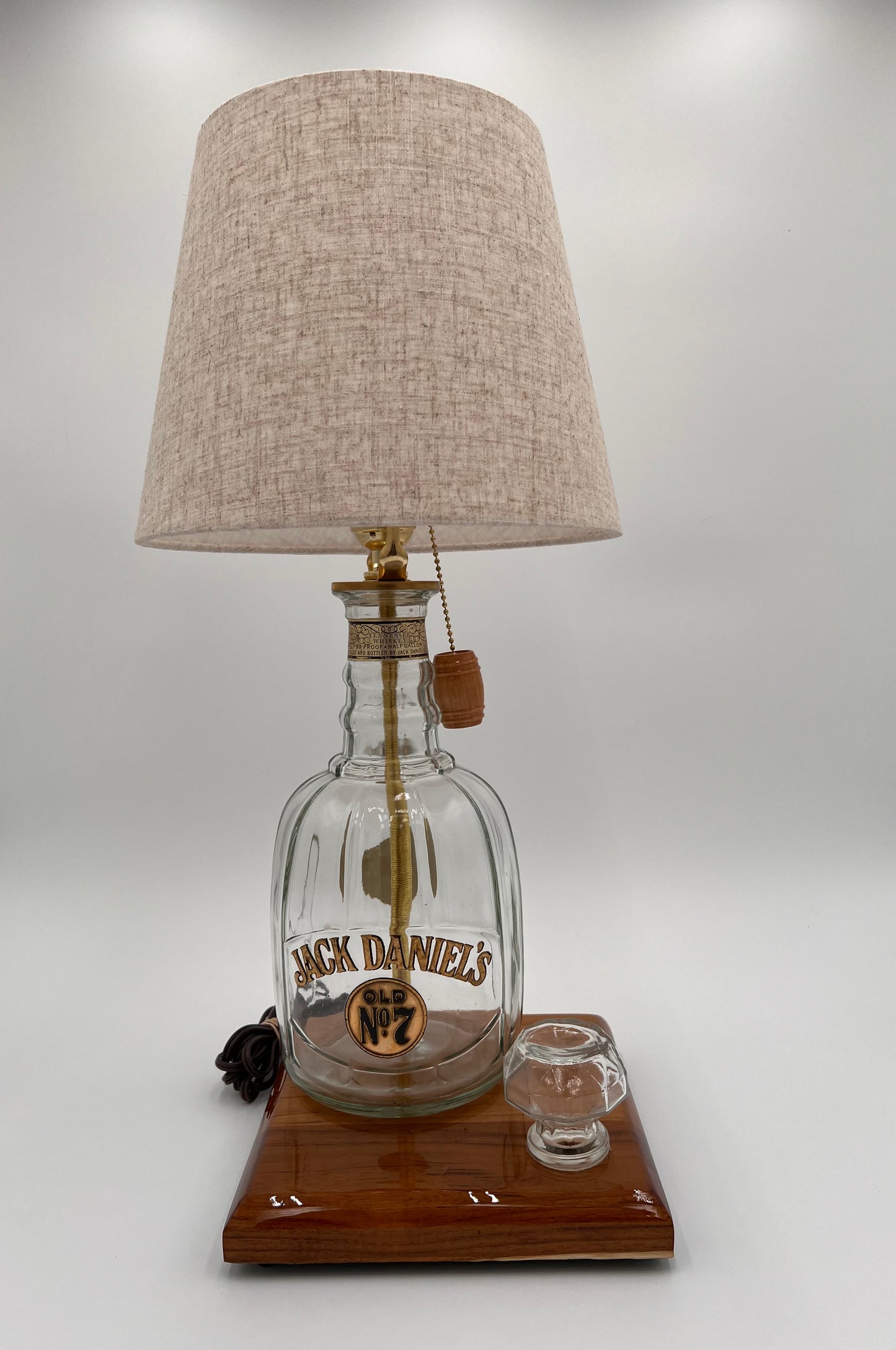 Jack Daniels Bourbon Bottle Lamp