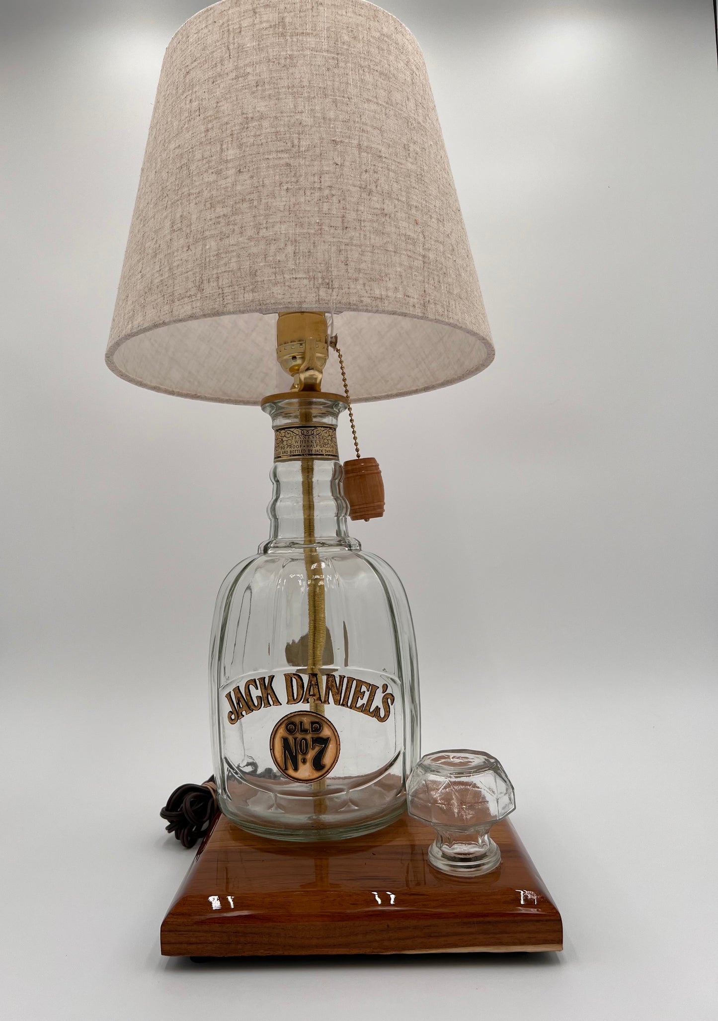 Jack Daniels Bourbon Bottle Lamp