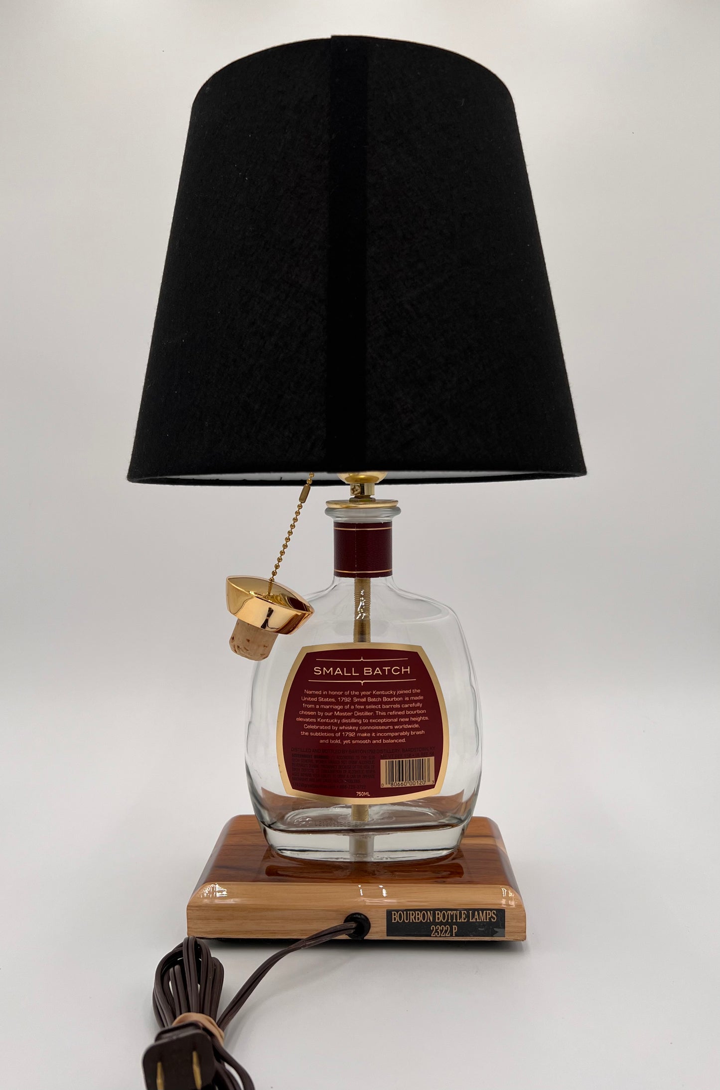 1792 Bourbon Bottle Lamp