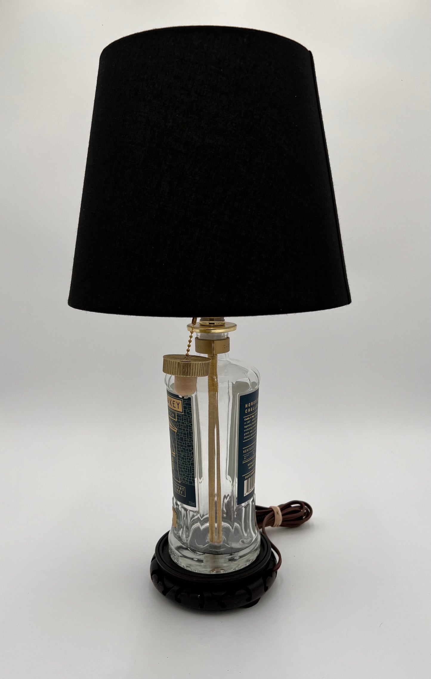 Castle & Key Bourbon Bottle Lamp