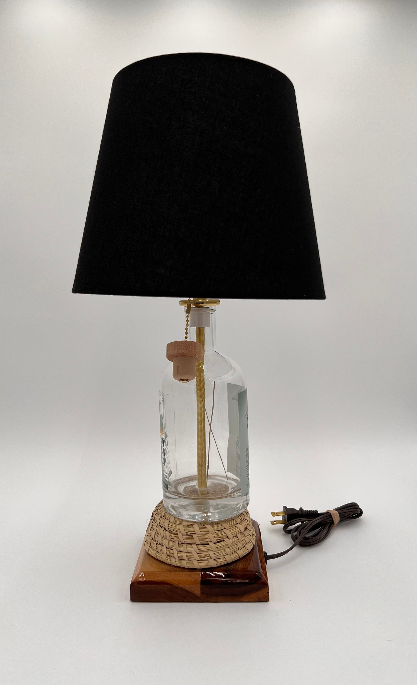 Sweet Grass Vodka Bottle Lamp