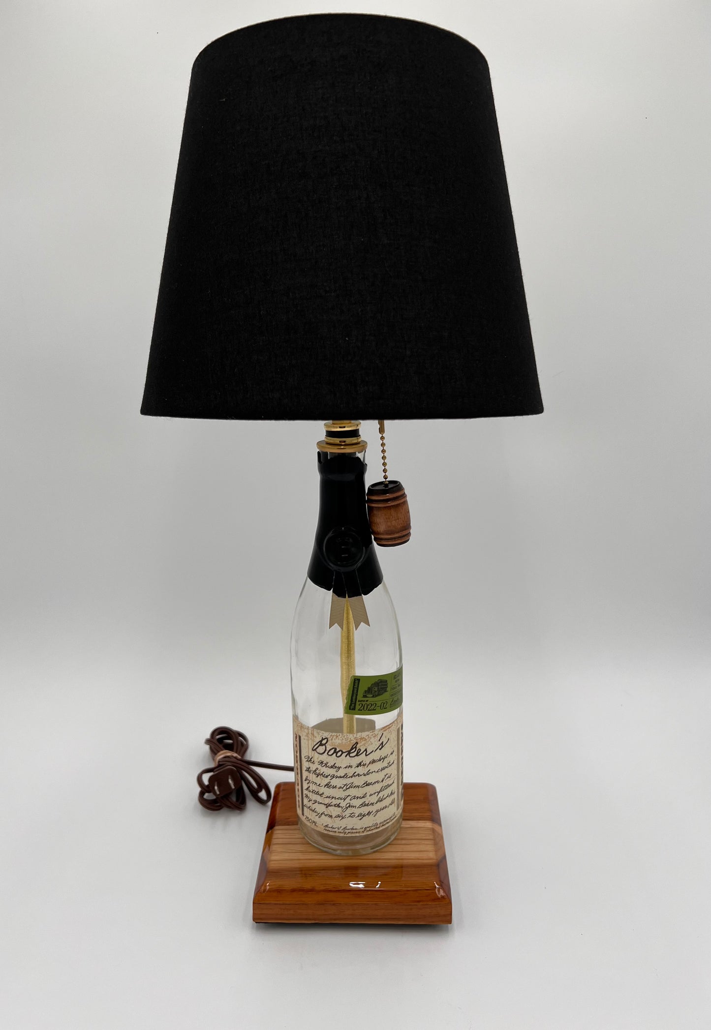 Bookers Bourbon Bottle Lamp