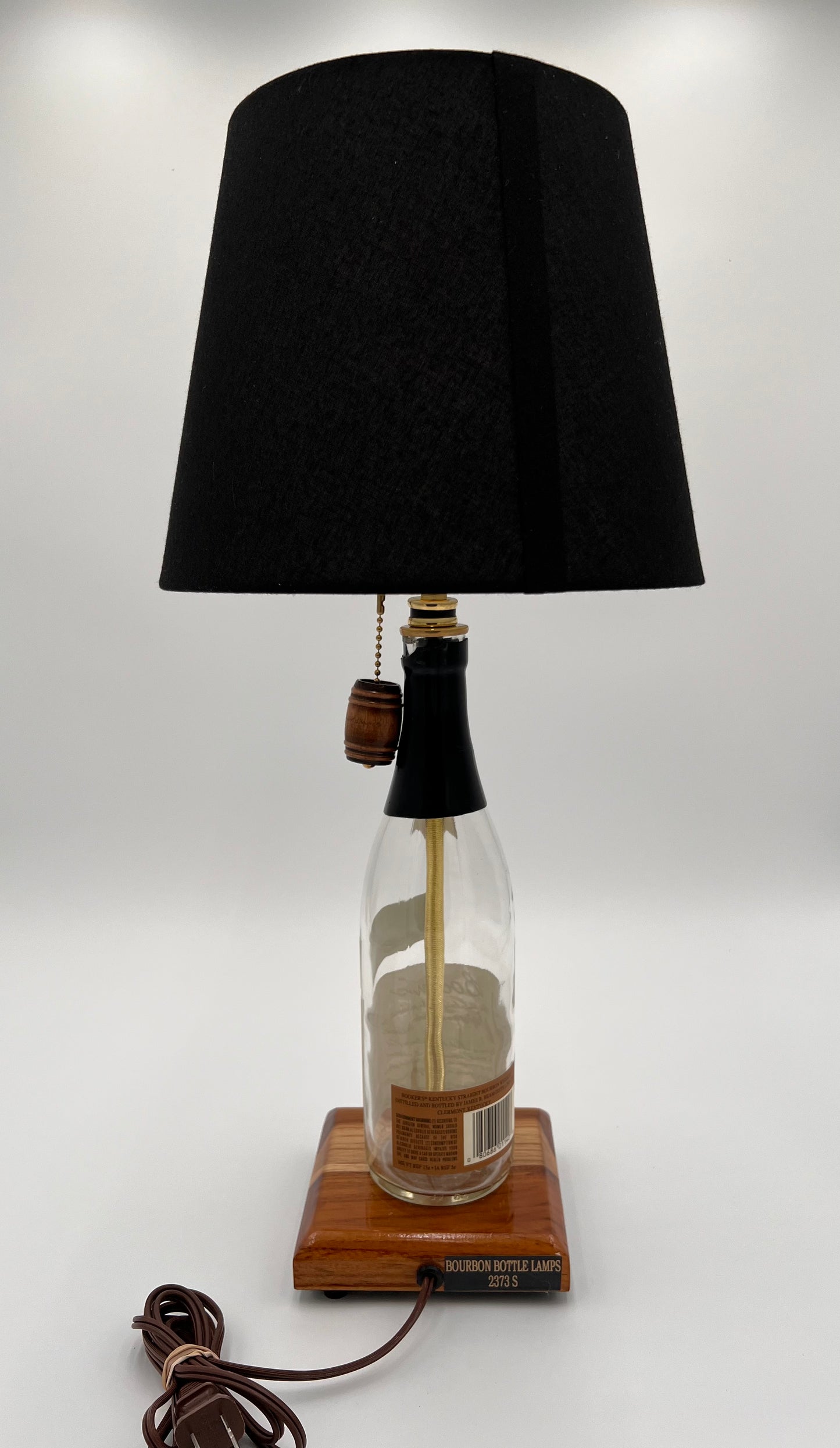 Bookers Bourbon Bottle Lamp