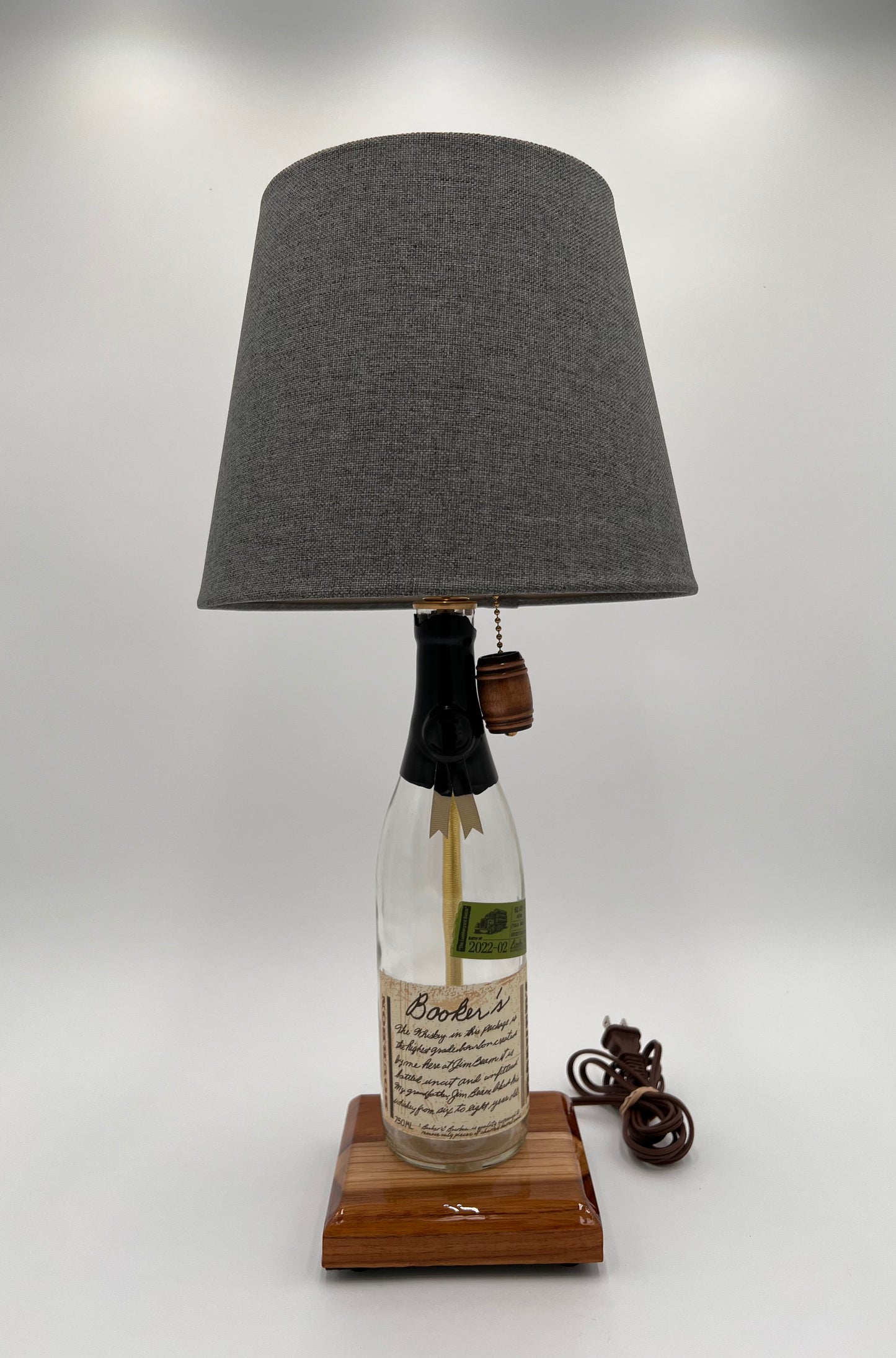 Bookers Bourbon Bottle Lamp