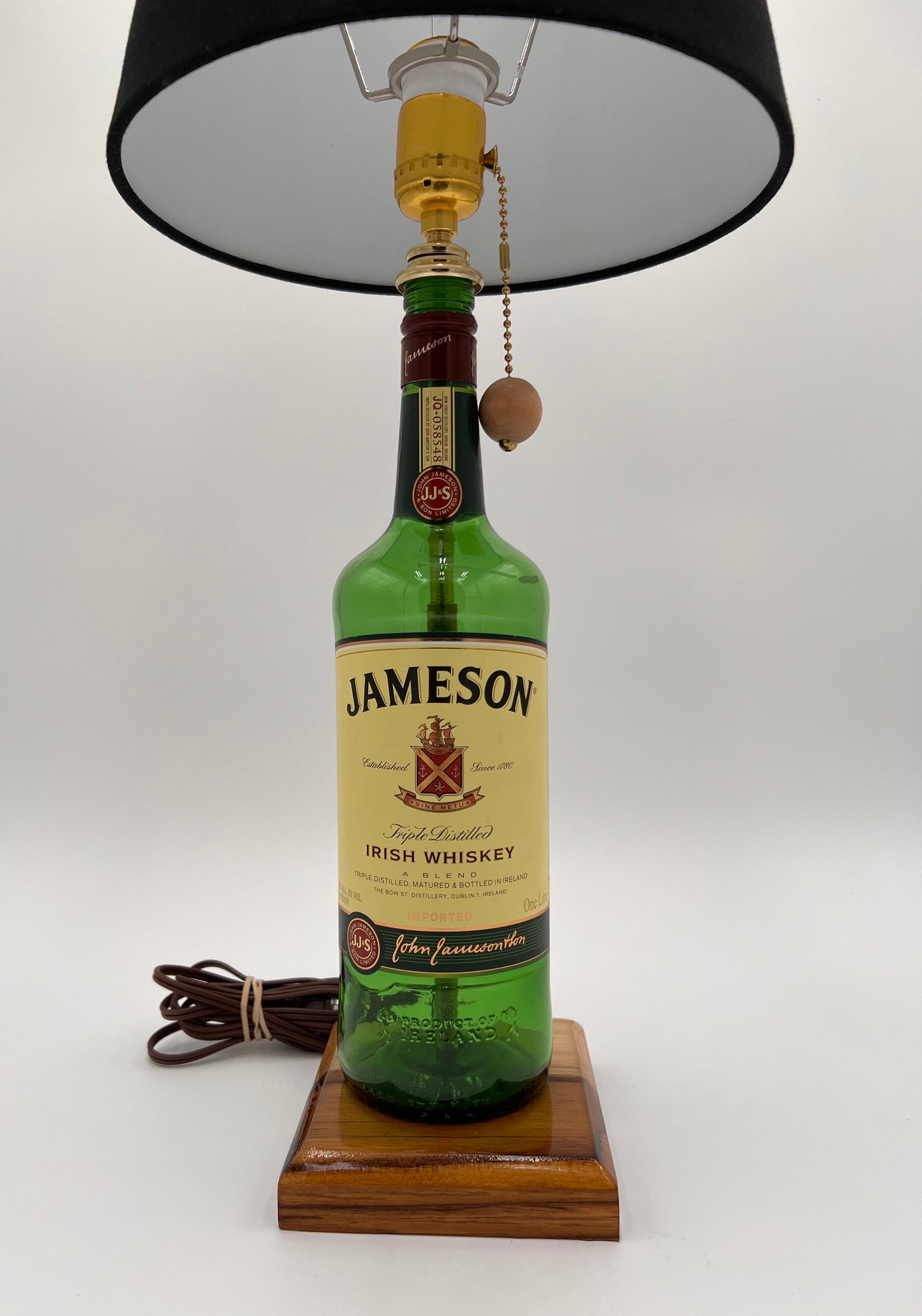 Jameson Bourbon Bottle Lamp