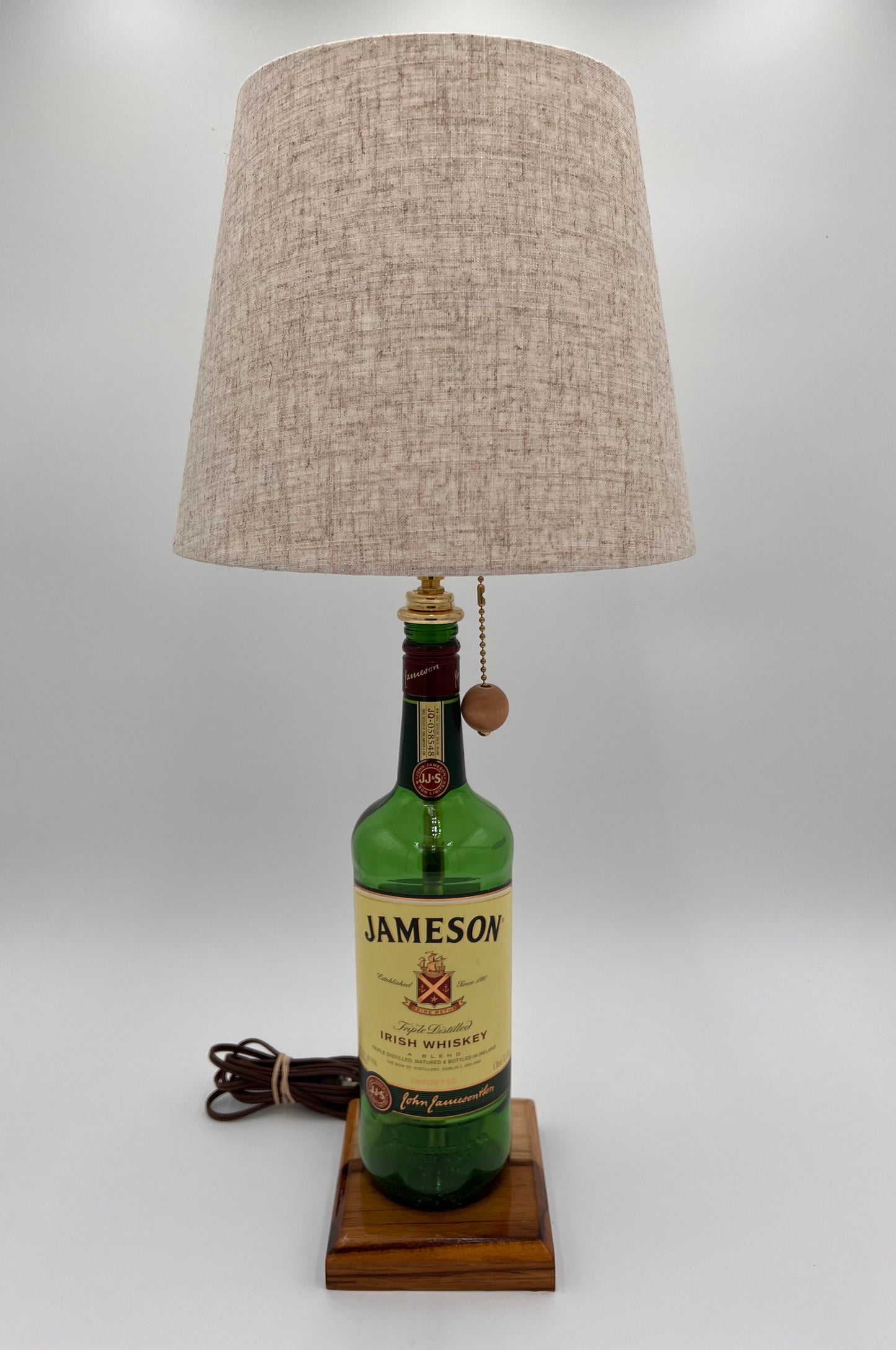 Jameson Bourbon Bottle Lamp